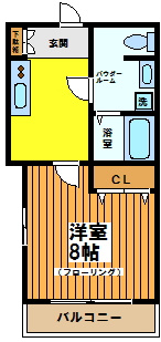 ドエル書房ビルの間取り