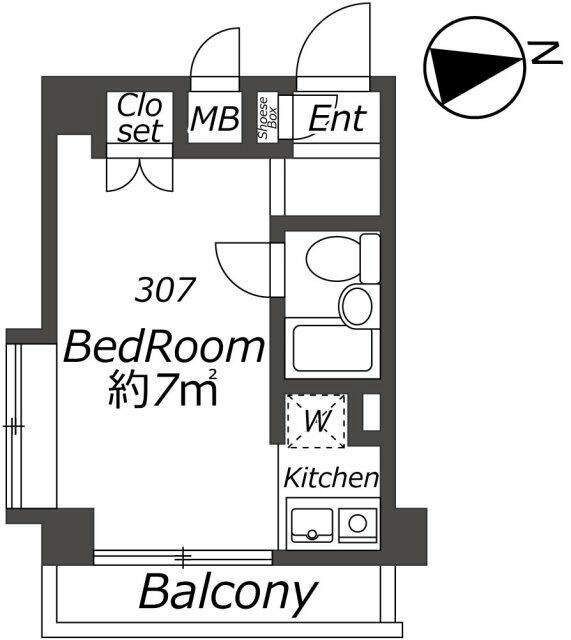 ＡＰ１５５７　セントヒルズ西台第二の間取り