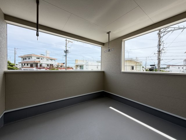 うるま市兼箇段　第3（全3棟）のバルコニー|※同仕様写真です