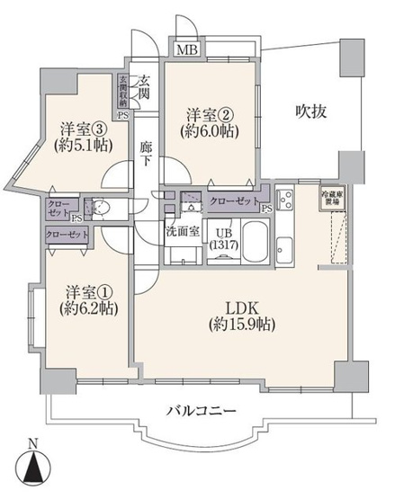 【間取り】 | ヴィザージュ海老名