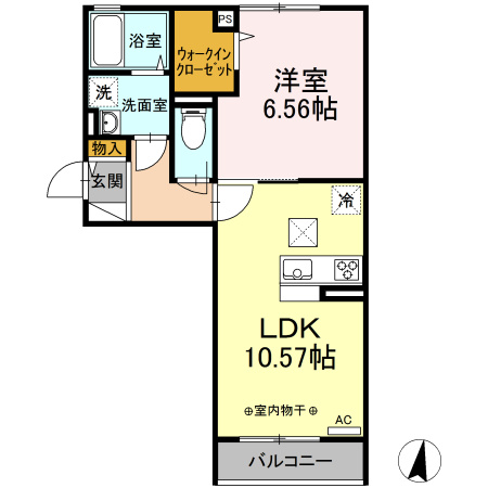 オランジュの間取り