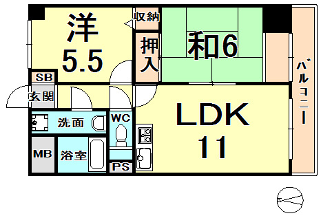 髙橋ガーデンロイヤルの間取り