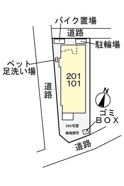 ！ＶＡＭＯＳ　！　Ａの区画図