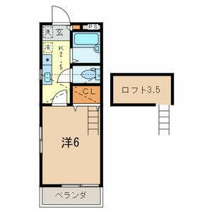 所沢コスモハイツの間取り