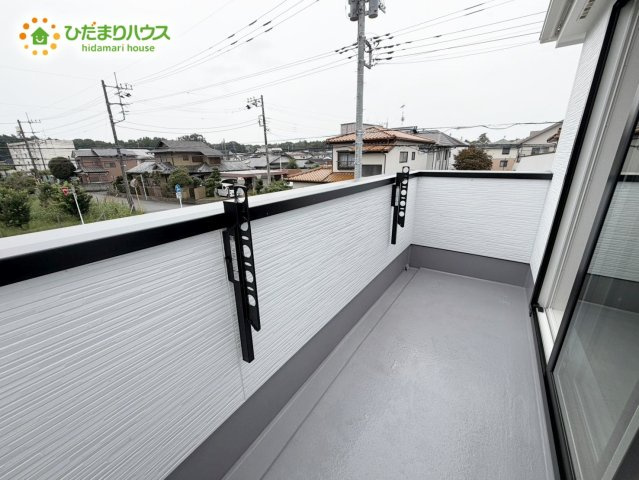 野田市柳沢新田01期　新築戸建　5号棟のバルコニー