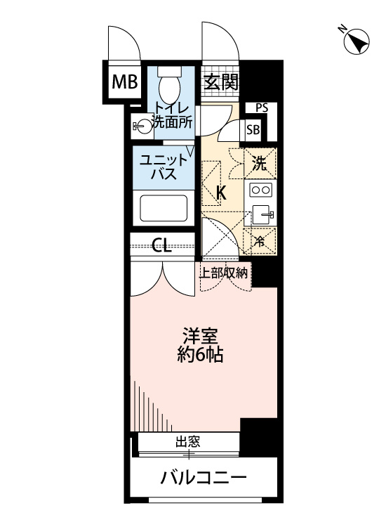 クレタ県庁前　3階の間取り