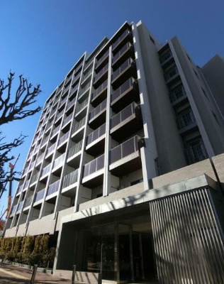 【外観】 | ザ・パークハビオ高円寺レジデンス | 鉄筋コンクリート造のがっちりとした建物。