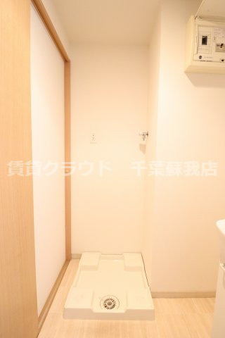 アイデアルの洗面所|室内洗濯機置場