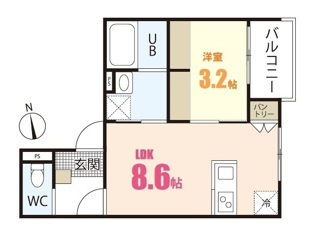 Ｆｅｌｉｃｅ古市の間取り