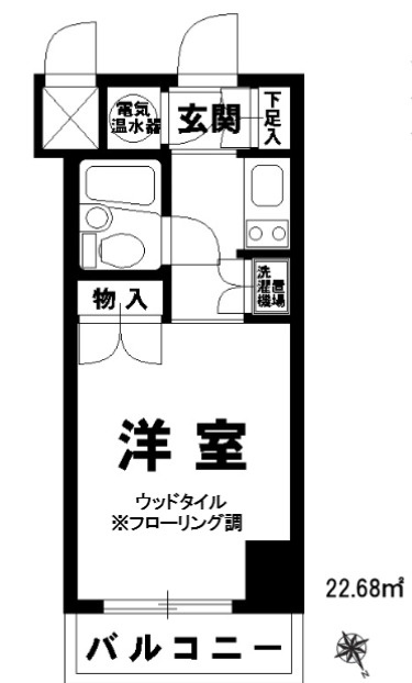 グレイス高輪の間取り