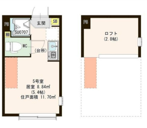 Ｃａｓａ　Ｍｉｎａｍｉｏｔｓｕｋａの間取り