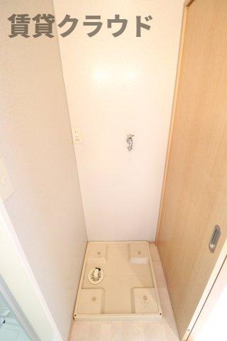 センプレヴェルデの洗面所|洗濯機置場