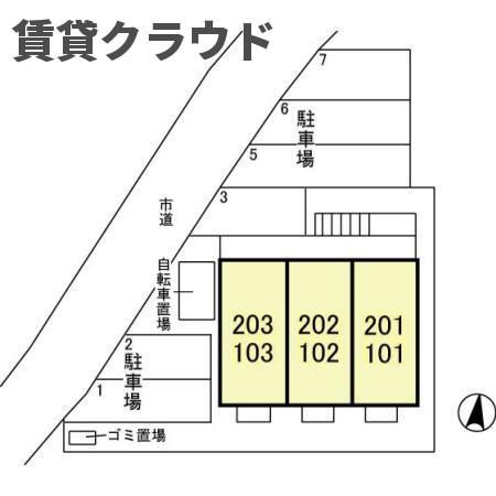 センプレヴェルデの区画図