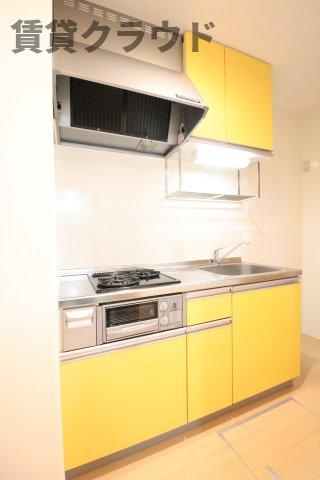 センプレヴェルデのキッチン|コンパクトなキッチンで掃除もラクラク