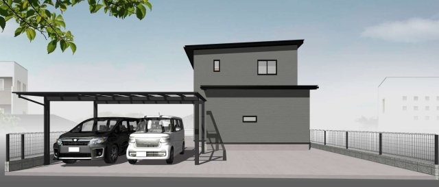 土佐山田町東本町2丁目 -北棟- 建築条件付き売土地の外観|建物プランイメージ
