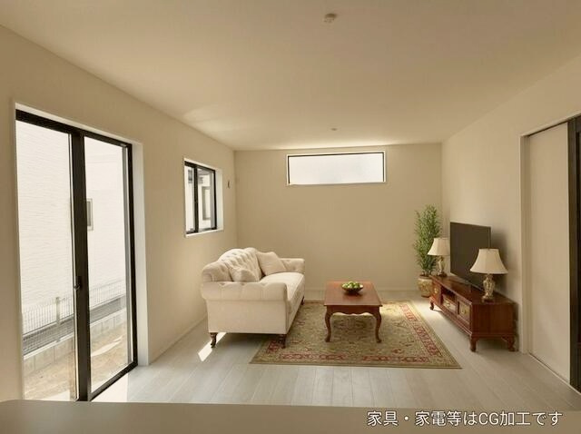 hajio029Livele Garden.S総社市清音上中島第4 新築分譲住宅 3号棟の居間・リビング