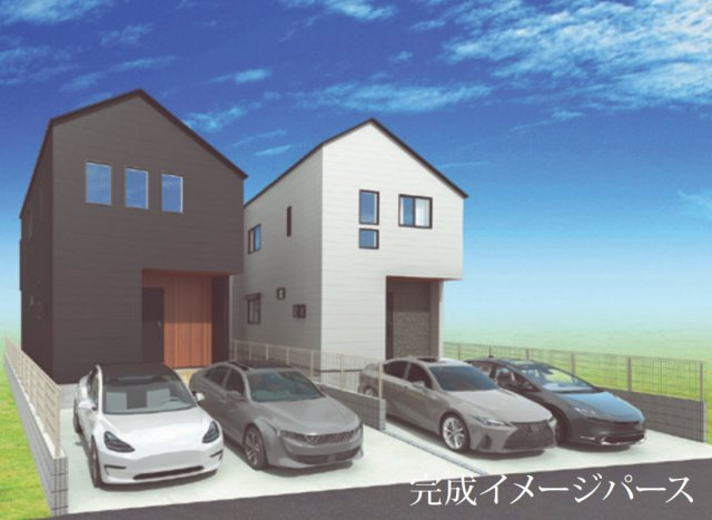 横浜市戸塚区上柏尾町 新築戸建て【仲介手数料無料】カースペース2台
