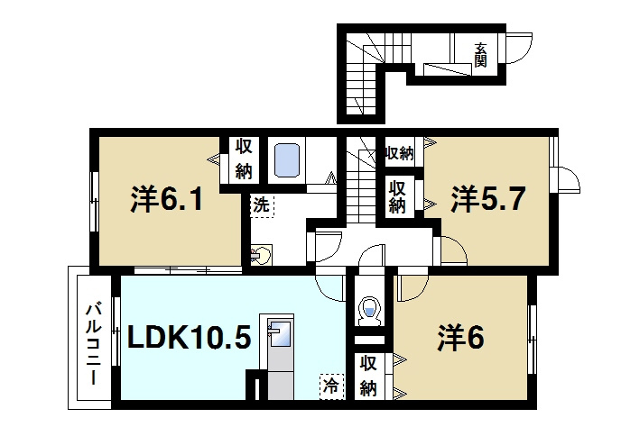 グレイス新の間取り