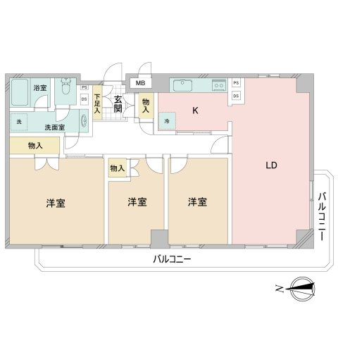 【間取り】 | ヴィラロイヤル三番町