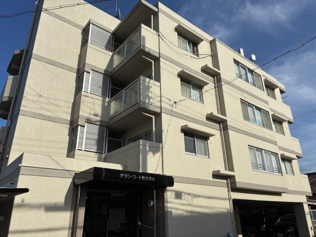 グランコート加古川南4階　の外観|外壁塗装できれいに整えられた、気持ちの良い住まい♪