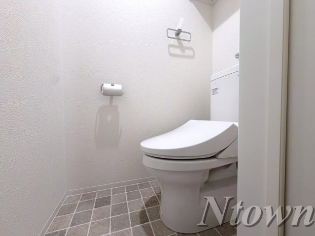 【トイレ】 | ルミエールM平安通 | シンプルで使いやすいトイレです