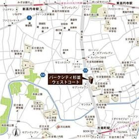 【地図】 | パークシティ杉並　ウェストコート