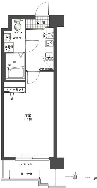 エンクレスト警固の間取り