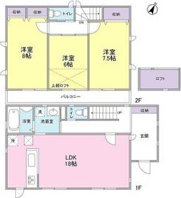 Hermano Ｂ棟の間取り