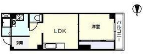 【間取り】 | 浅沼谷町マンション