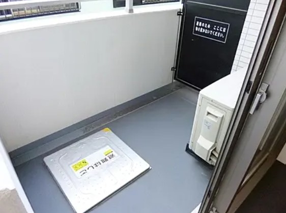 LA.XEBEC東十条のバルコニー