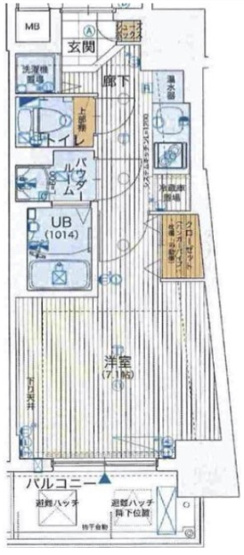 【間取り】 | アスヴェル大阪城WESTⅡ