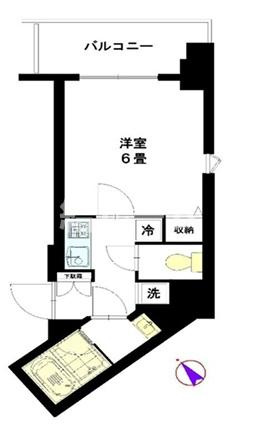 板橋区幸町の賃貸マンションの間取り