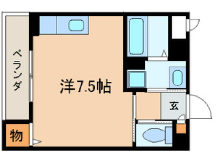 シャーメゾン美樹の間取り