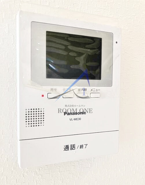 ＮＭメゾンのセキュリティ|モニター付きインターホンです。