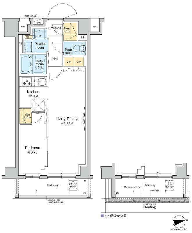 RESIDENCE　KOENJIの間取り