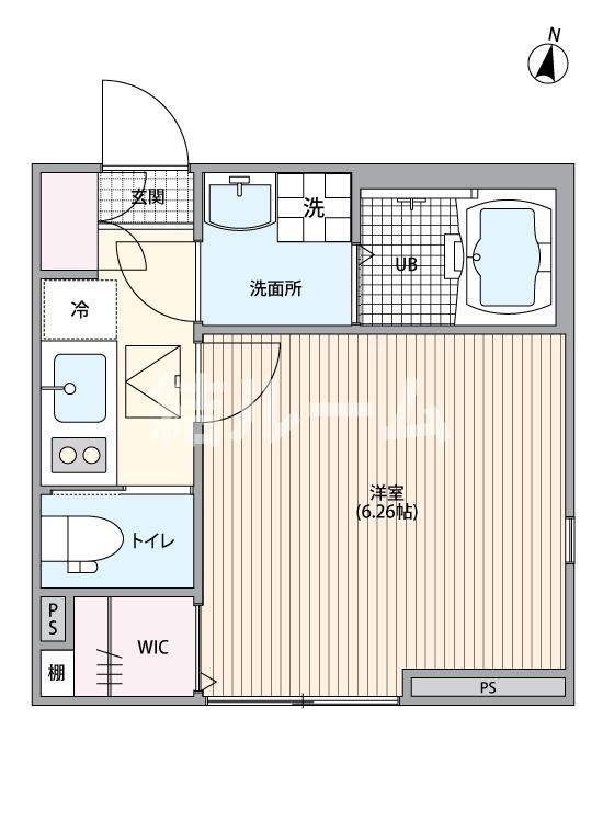 板橋区大谷口２丁目の賃貸マンションの間取り
