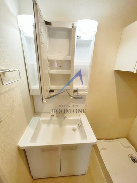 ムーンライト　コントラバスの洗面所|洗面台です。