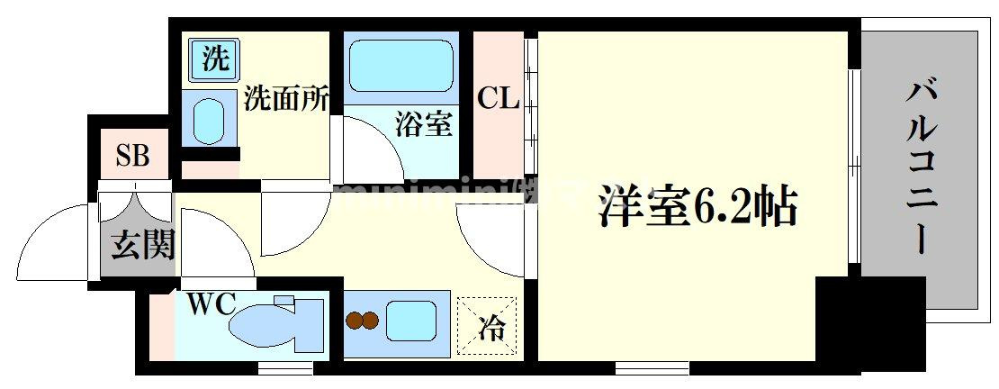 セイワパレス真田山公園南の間取り