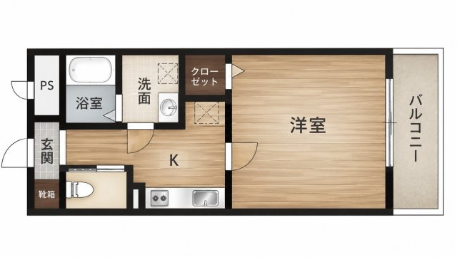 リデアル京町の間取り