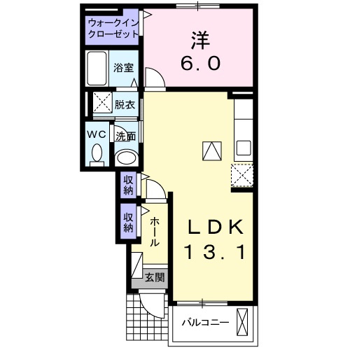 ネッスルシックスの間取り