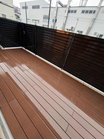 プレジオ西宮北口のバルコニー
