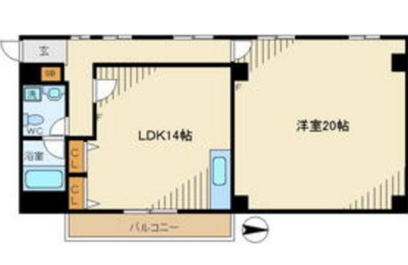 江戸川区北小岩６丁目のビルの間取り
