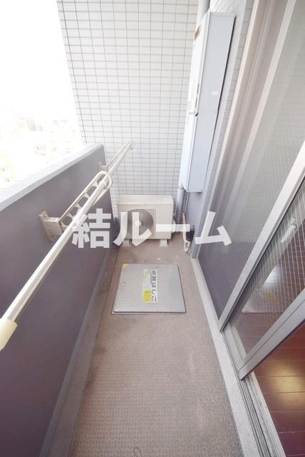 板橋区板橋２丁目の賃貸マンションのバルコニー
