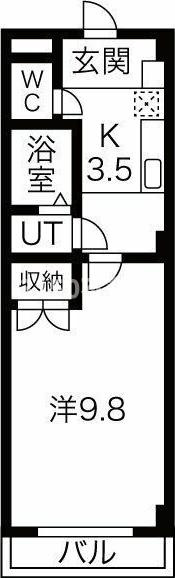 ポレール梅林の間取り