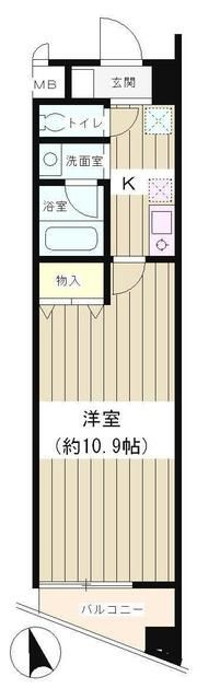 フレール南長崎の間取り