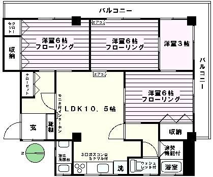 Ｒ－ＢＲＩＣＫの間取り
