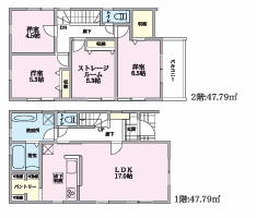 藤沢市大庭　売地　　全6区画の参考プラン|宅地4参考プラン