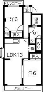 サニーハイツKITOの間取り