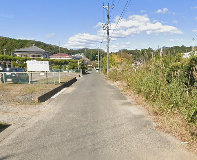 【新築戸建】　いわき市内郷白水町第1　長期優良住宅の前面道路含む現地写真|3.4号棟東側6ｍ公道
