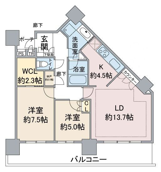 シティタワー品川の間取り
